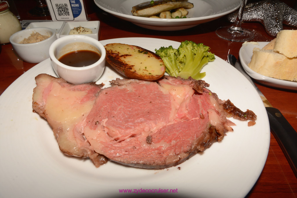 014: Carnival Glory, Day 2 MDR Dinner - Slow Cooked Prime Rib
