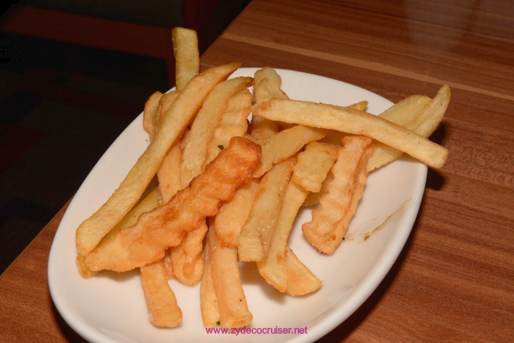 036: Carnival Horizon Cruise, Sea Day 3,  Sea Day Brunch, Crinkle (?) fries