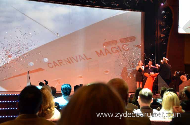296: Carnival Magic Inaugural Cruise, Grand Mediterranean, Venice, Naming Ceremony, 
