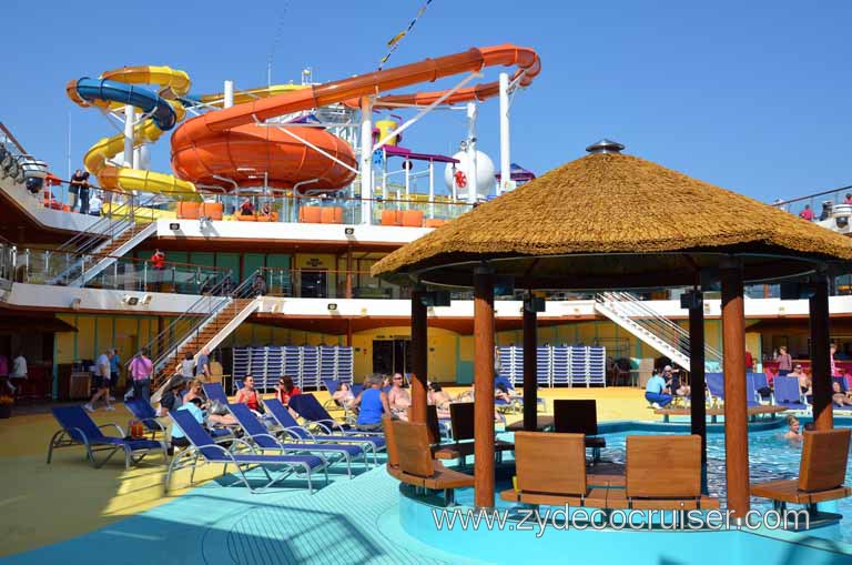 312: Carnival Magic Inaugural Cruise, Grand Mediterranean, Venice, Beach Pool Gazebo