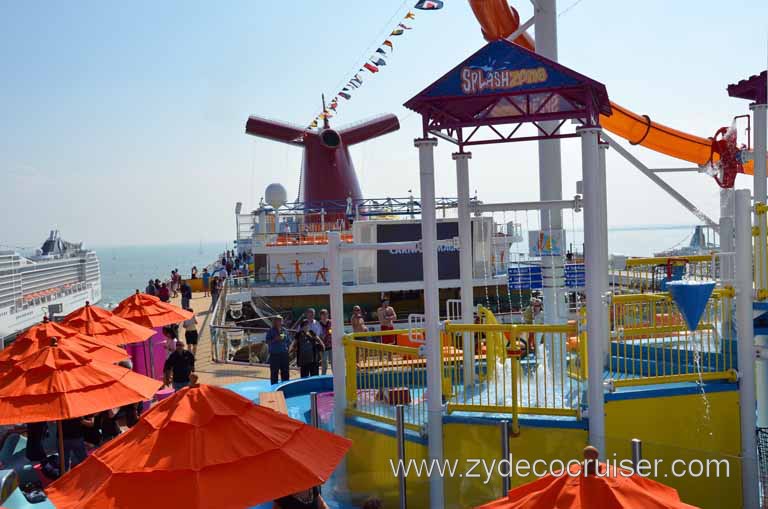 330: Carnival Magic Inaugural Cruise, Grand Mediterranean, Venice, Splash Zone