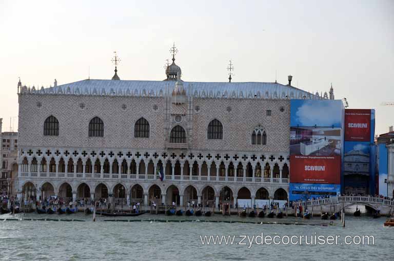 448: Carnival Magic Inaugural Cruise, Grand Mediterranean, Venice, Venice Sailaway, Doge's Palace