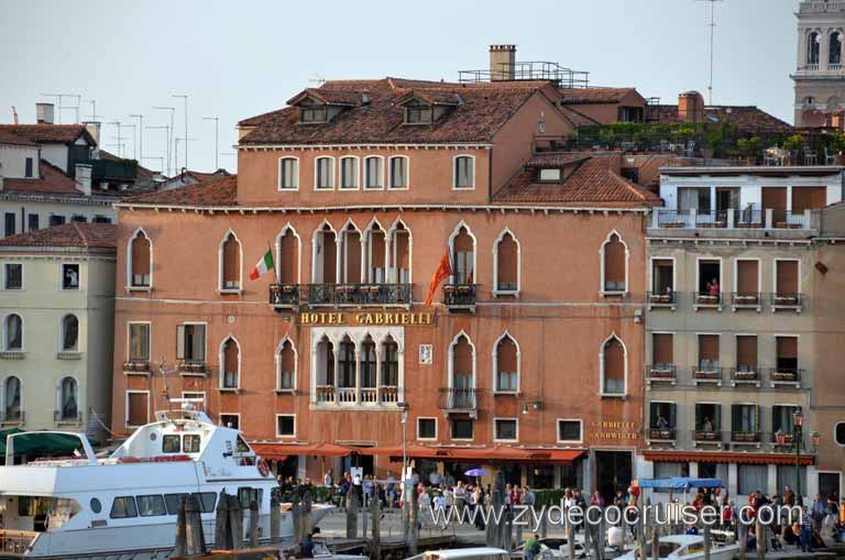 457: Carnival Magic Inaugural Cruise, Grand Mediterranean, Venice, Venice Sailaway, Hotel Gabrielli