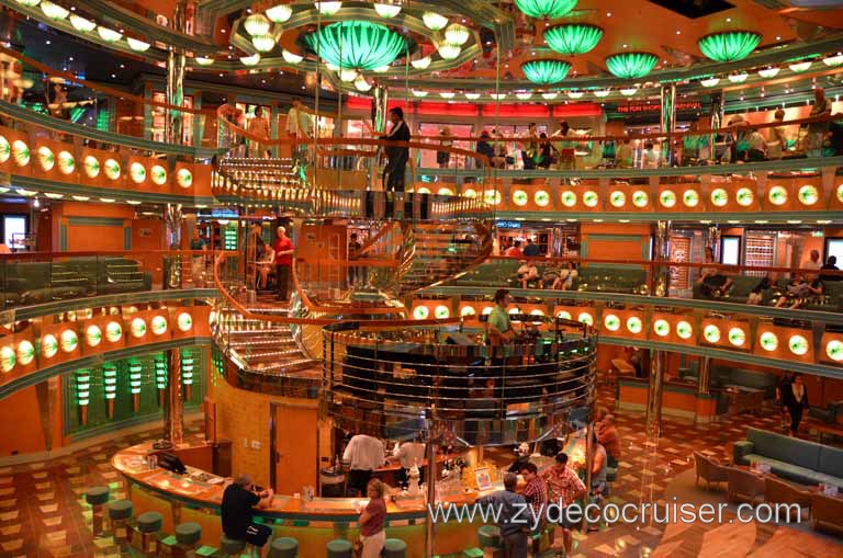 045: Carnival Magic Inaugural Cruise, Sea Day 1, Lobby
