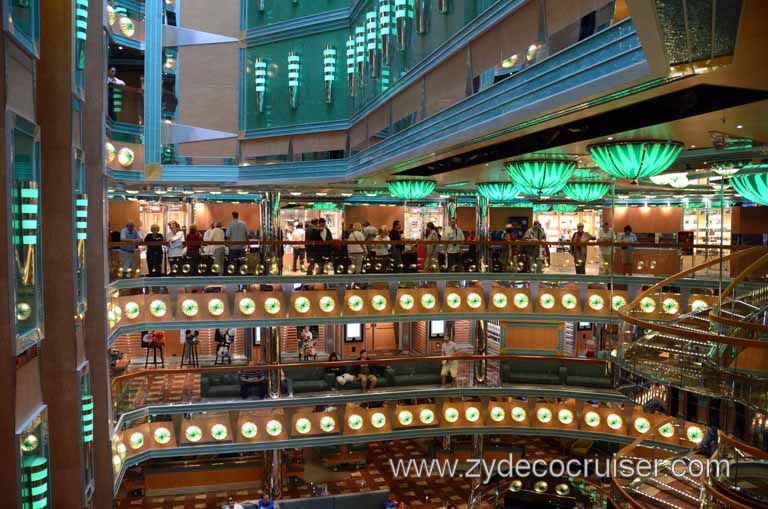 048: Carnival Magic Inaugural Cruise, Sea Day 1, Atrium, Fun Shops