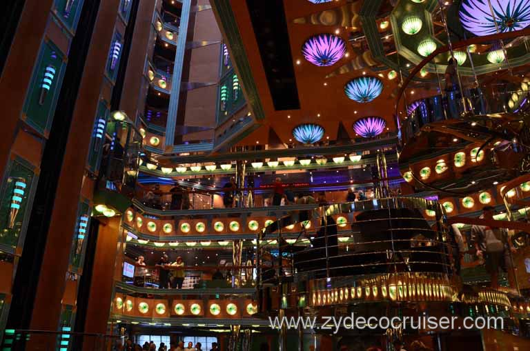 106: Carnival Magic, Inaugural Cruise, Sea Day 2, Atrium