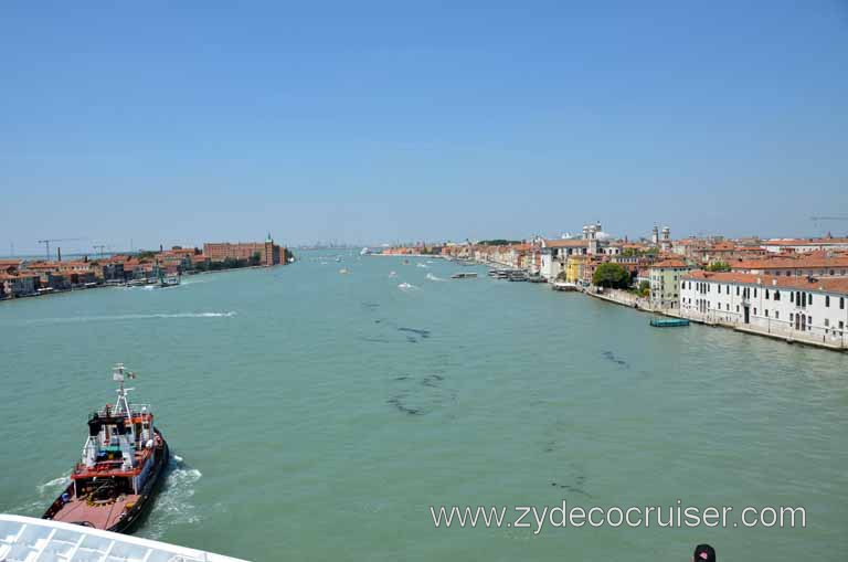 117: Carnival Magic, Mediterranean Cruise, Venice, Sailing into Venice, 