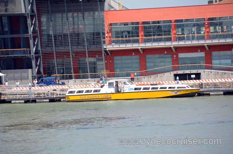 136: Carnival Magic, Mediterranean Cruise, Venice, Docked in Venice, Alilaguna Stop at the Port
