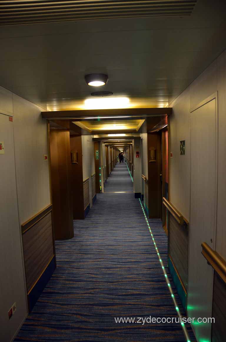 139: Carnival Magic, Mediterranean Cruise, Venice, Docked in Venice, Stateroom Hallway
