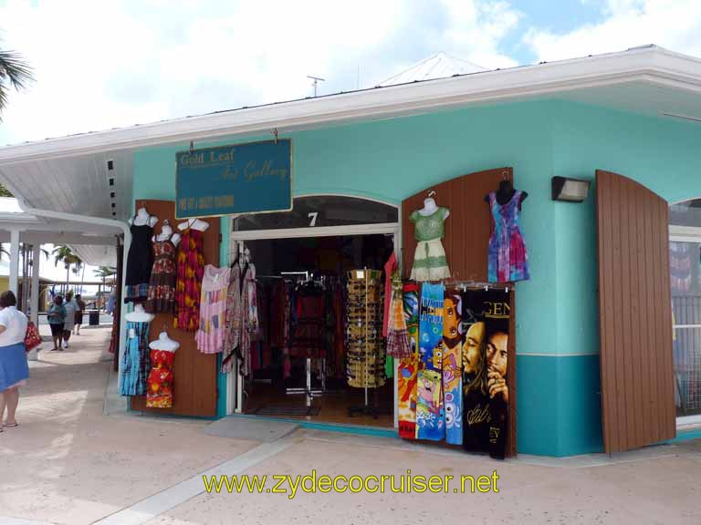 241: Carnival Sensation, Freeport, Bahamas, Shops at port