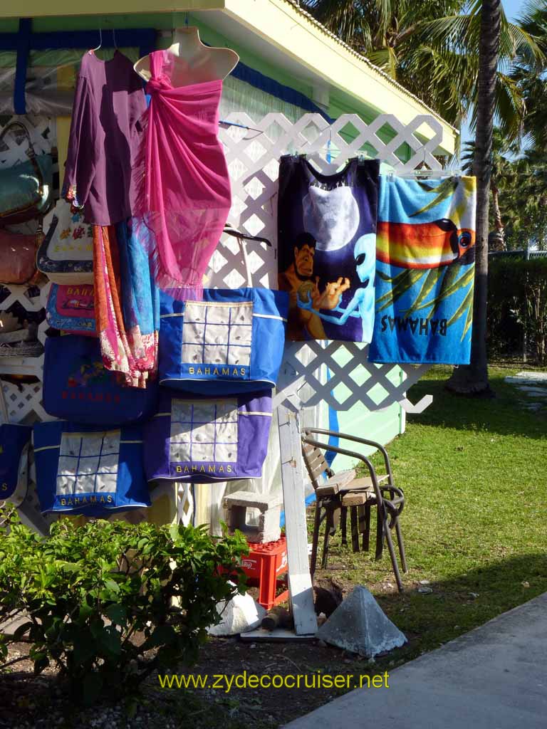 345: Carnival Sensation, Freeport, Bahamas, Shops near the port