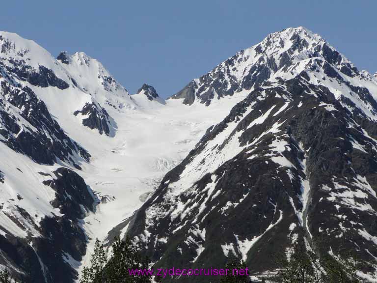 097: Carnival Spirit, Skagway, Alaska - Eagle Preserve Wildlife River Adventure - Hanging glacier