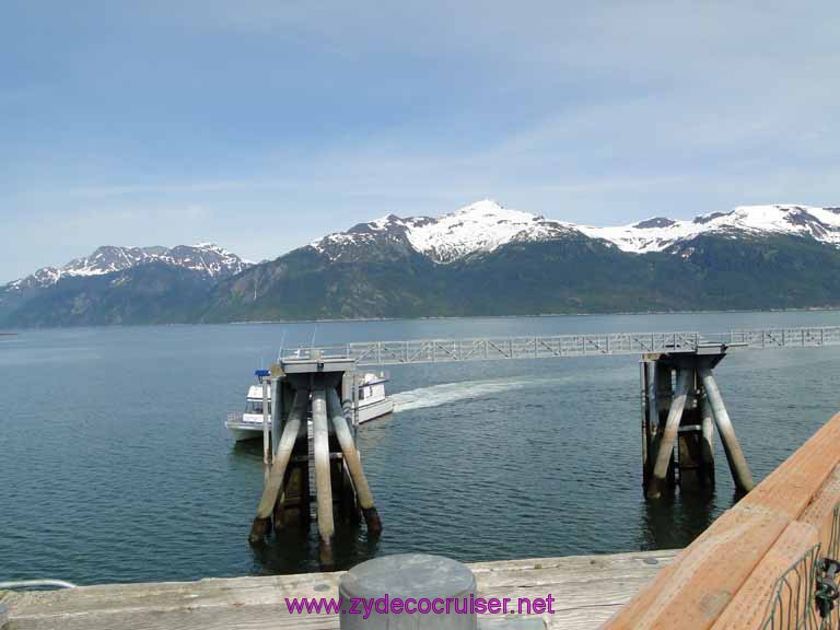 151: Carnival Spirit, Skagway, Alaska - Eagle Preserve Wildlife River Adventure - The ferry