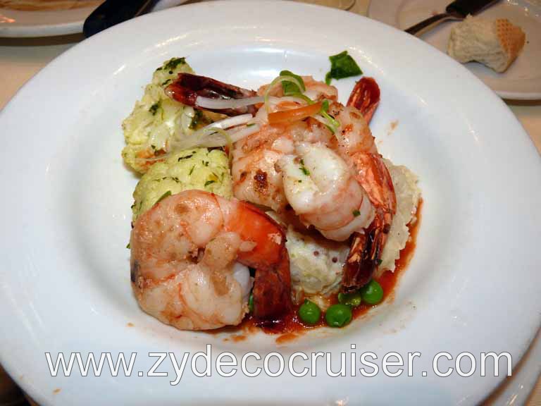 090: Carnival Triumph, Sea Day 2, Grilled Jumbo Tiger Shrimps