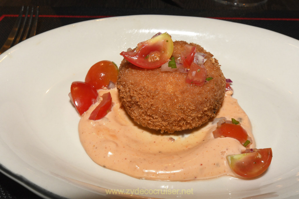 028: Celebrity Infinity Antarctica Cruise, Tuscan Grille, Crab Cake, 