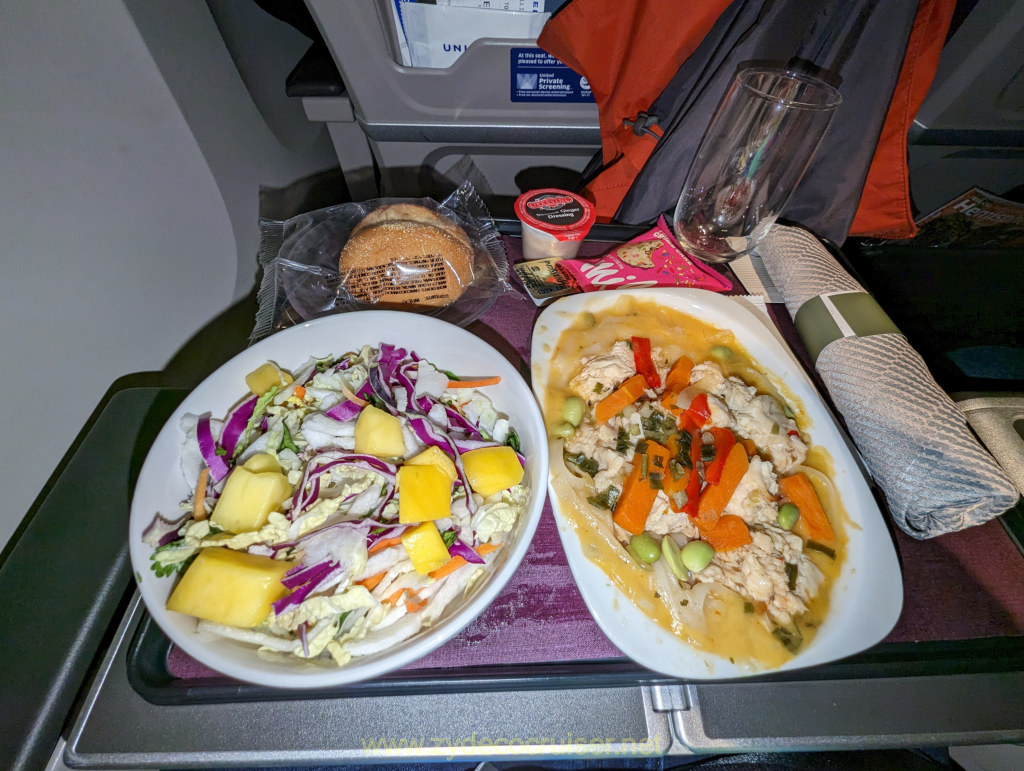005: Airline food - I should have eaten in the United Club in Houston