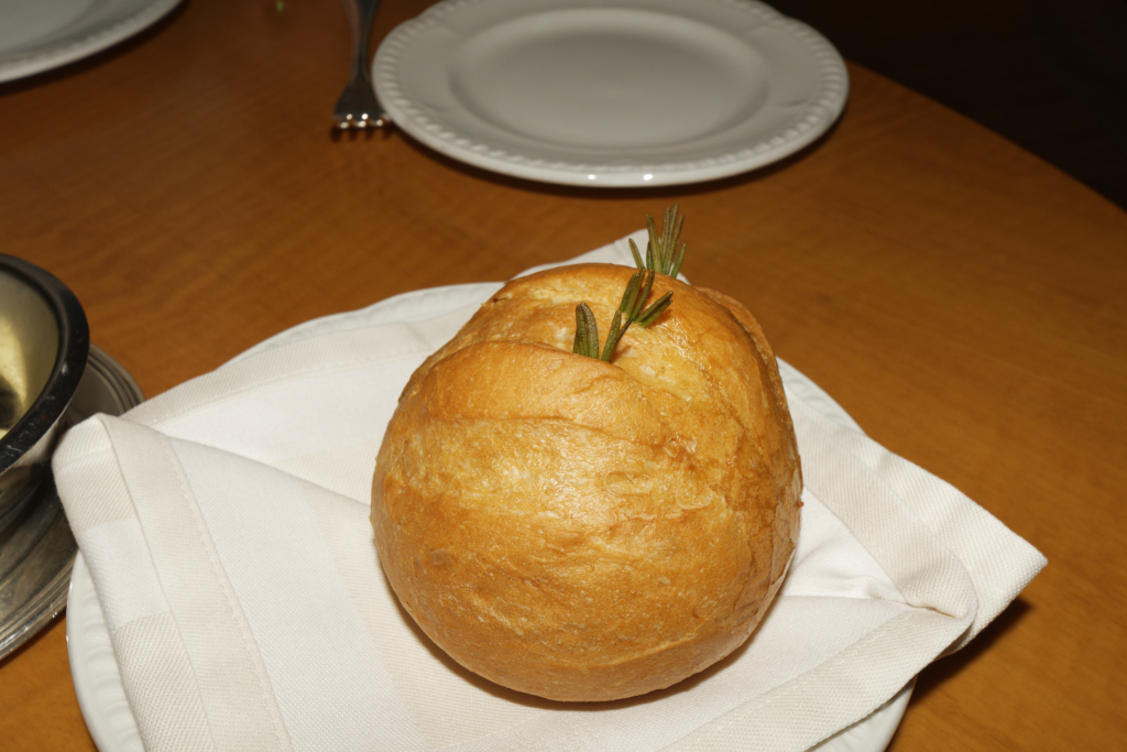 Lowly bread with a sprig