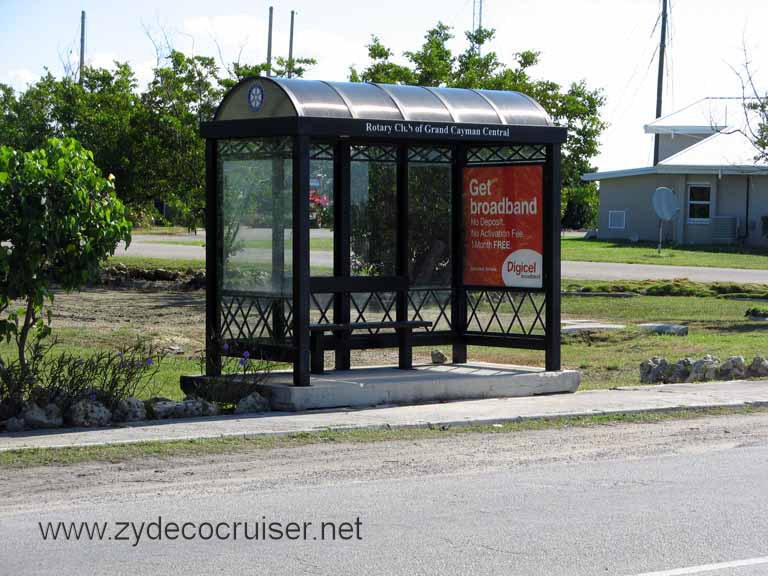 Typical bus stop, Grand Cayman