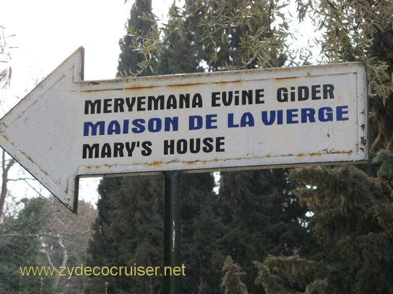 011: Carnival Freedom, Izmir, House of the Virgin Mary,