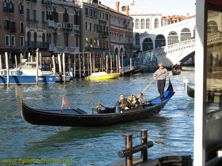 059: Carnival Freedom Inaugural, Venice, Gondola