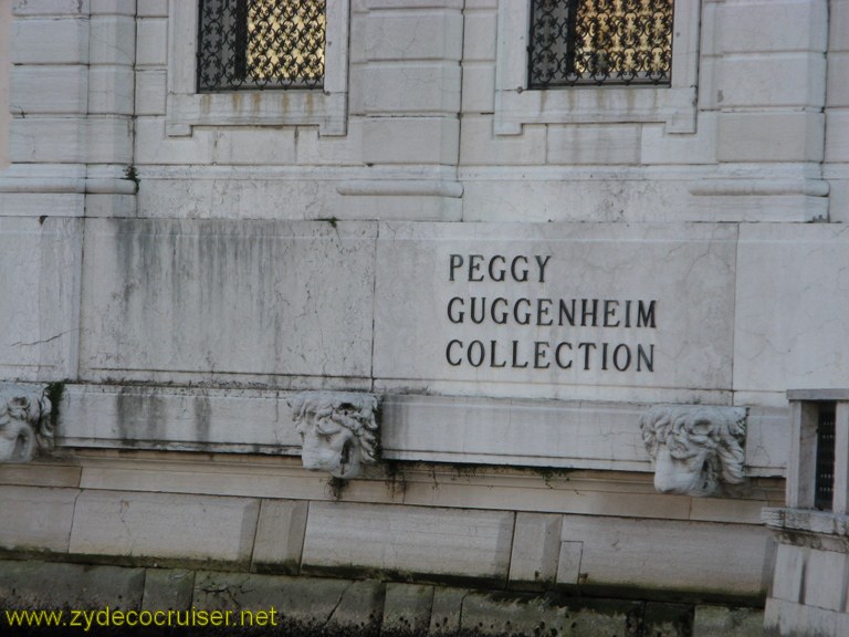 075: Carnival Freedom Inaugural, Venice, Peggy Guggenheim Collection, 