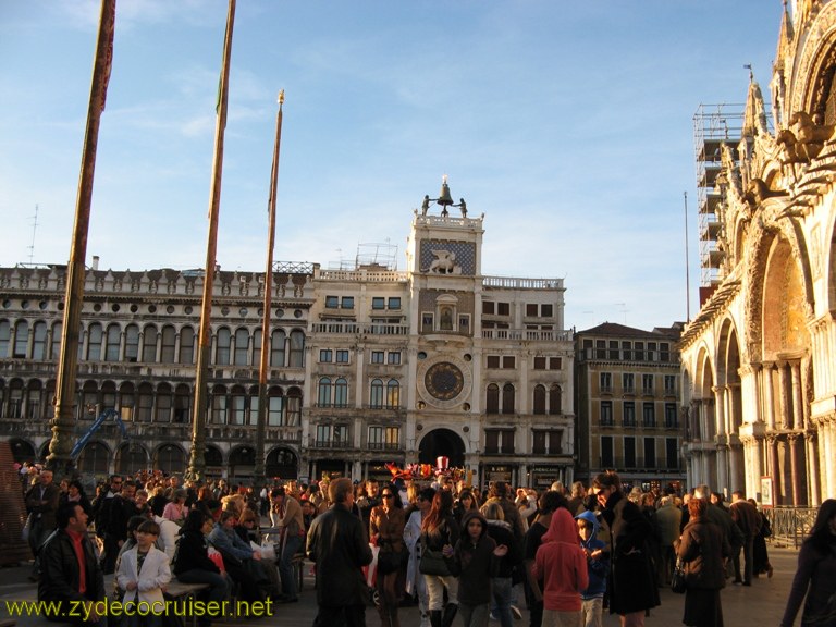 104: Carnival Freedom Inaugural, Venice, St Mark's Square, Clock Tower