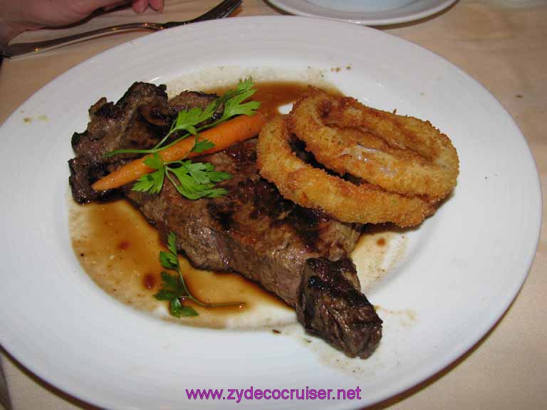 Grilled Rib-eye Steak Tyrolienne, Carnival Splendor