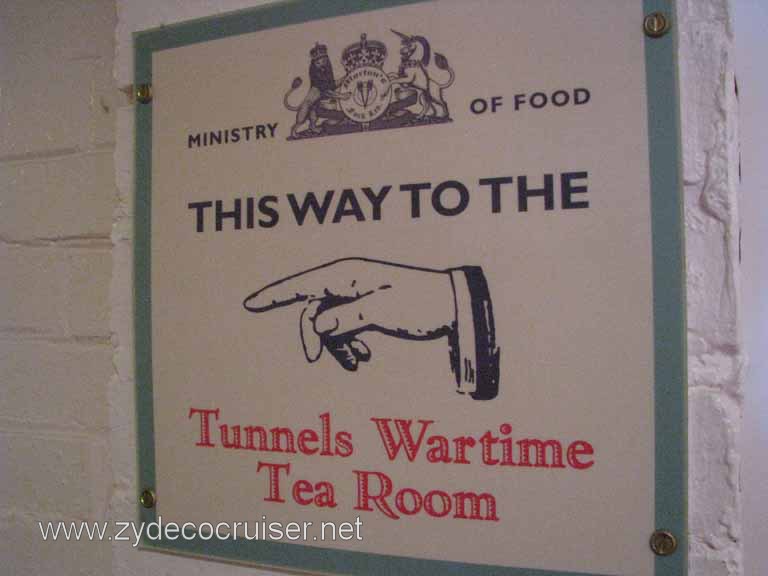 Tunnels Wartime Tea Room, Dover Castle
