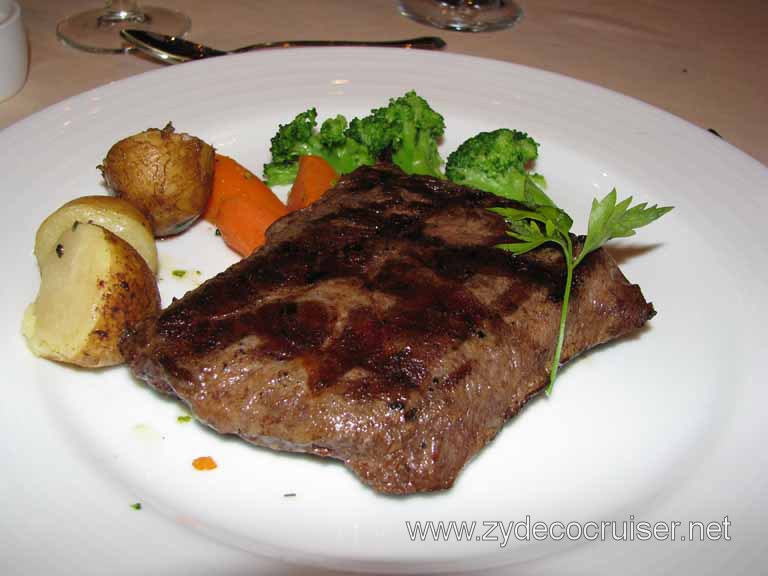 Grilled Flat Iron Steak, Carnival Splendor