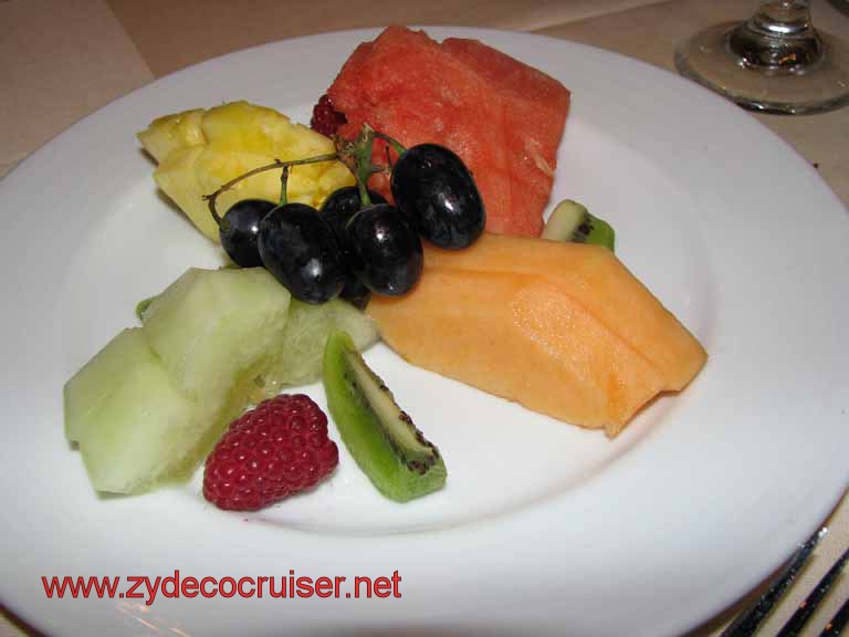 Fresh Tropical Fruit Plate, Carnival Splendor