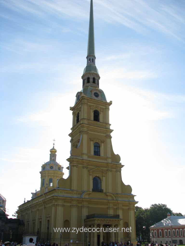 074: Carnival Splendor, St Petersburg, Alla Tour, Peter and Paul Fortress and Cathedral, 