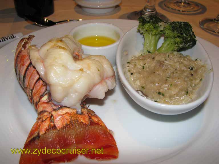 Broiled Lobster, Carnival Splendor