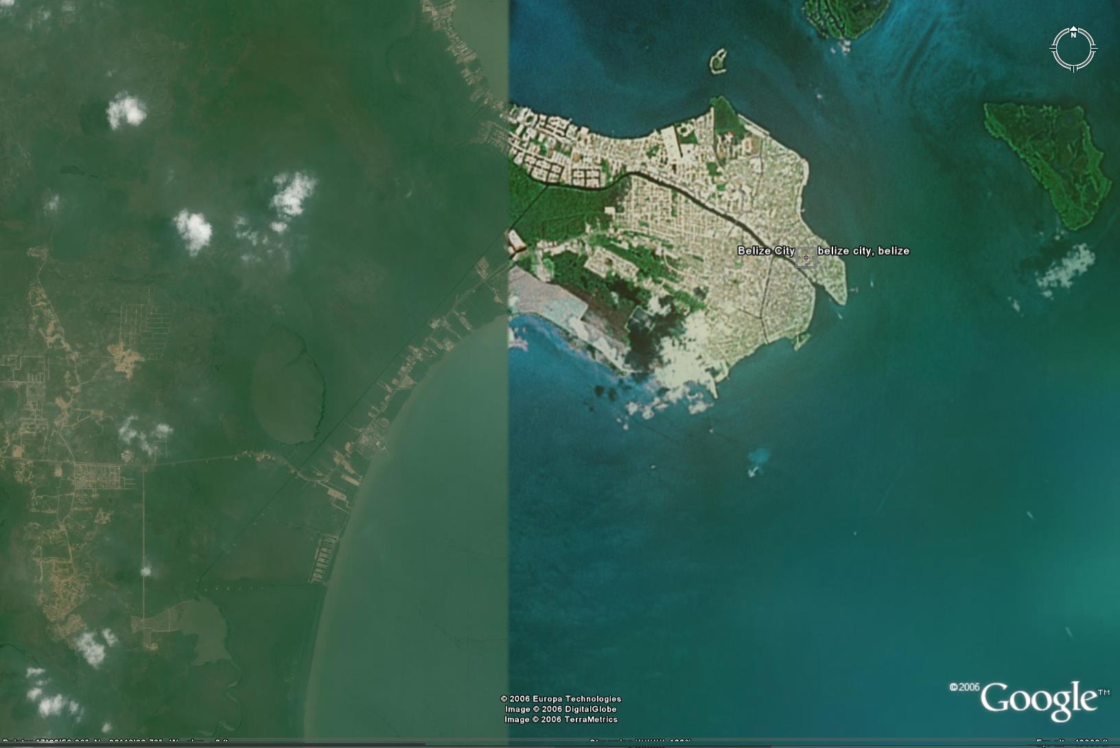 Google Maps, Belize
