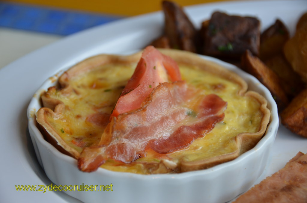 009: Carnival Magic, BC5, John Heald's Bloggers Cruise 5, Montego Bay, Jamaica, Lido Breakfast of Champions, a quiche
