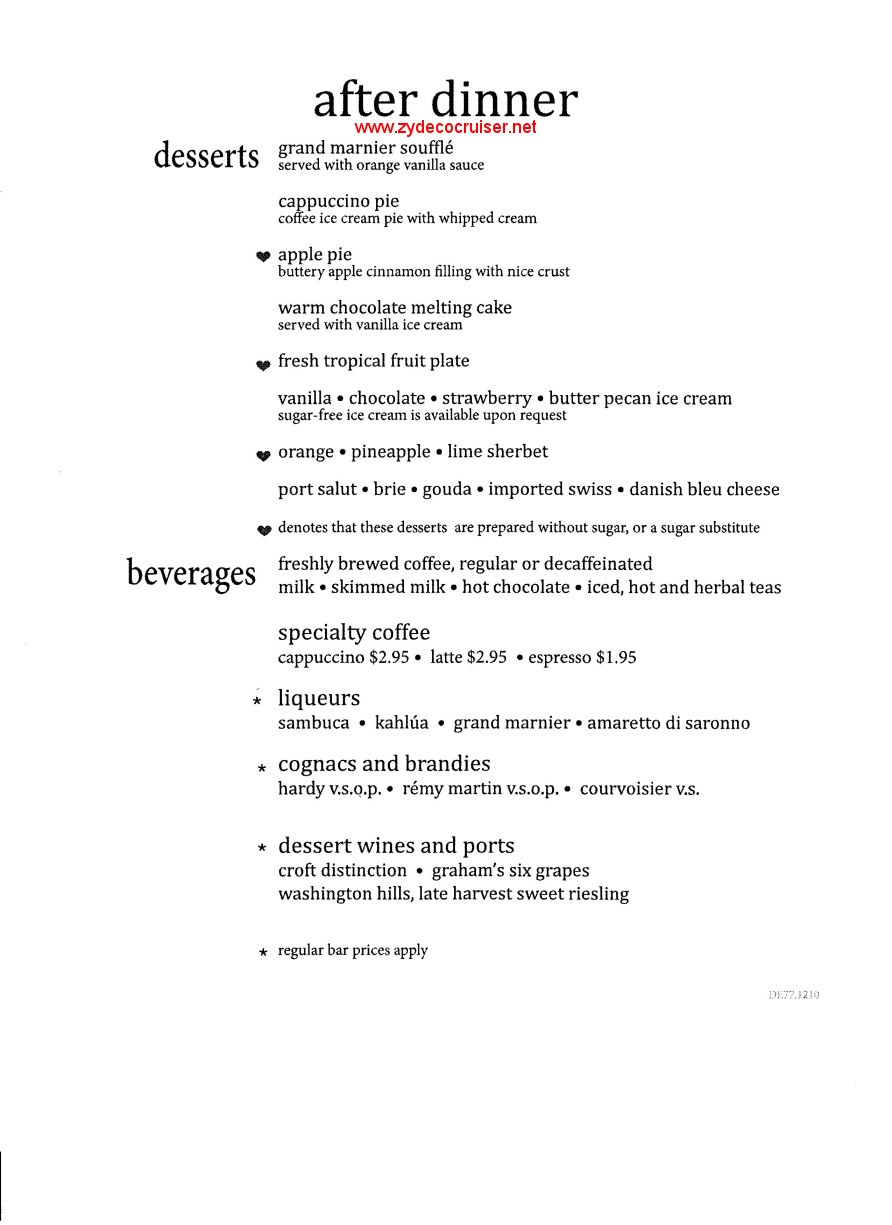 Day 7 (Menu 7) - Dessert 