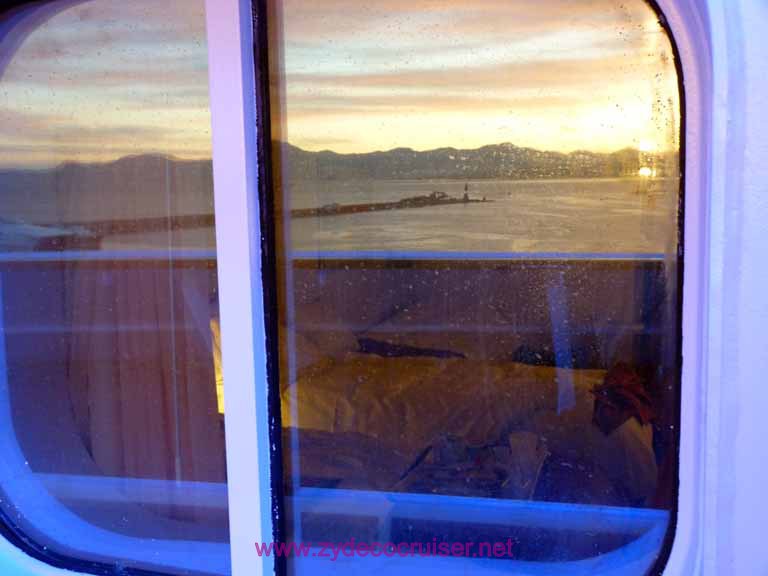 3350: Carnival Dream in  Naples at dawn - Forward Deck