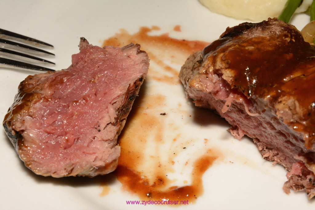 048: Carnival Glory, Day 6 MDR Dinner - Filet Mignon