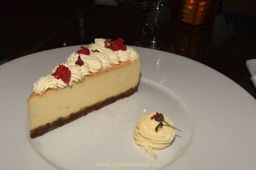 134: Carnival Legend, Fahrenheit 555 Steakhouse, Cheesecake
