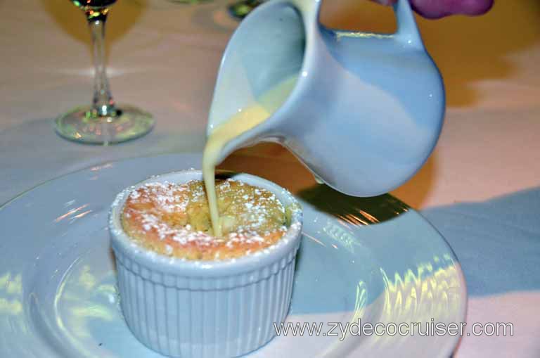 125: Carnival Magic, Main Dining Room Menus and Food Pictures, Dinner, Grand Marnier Souffl