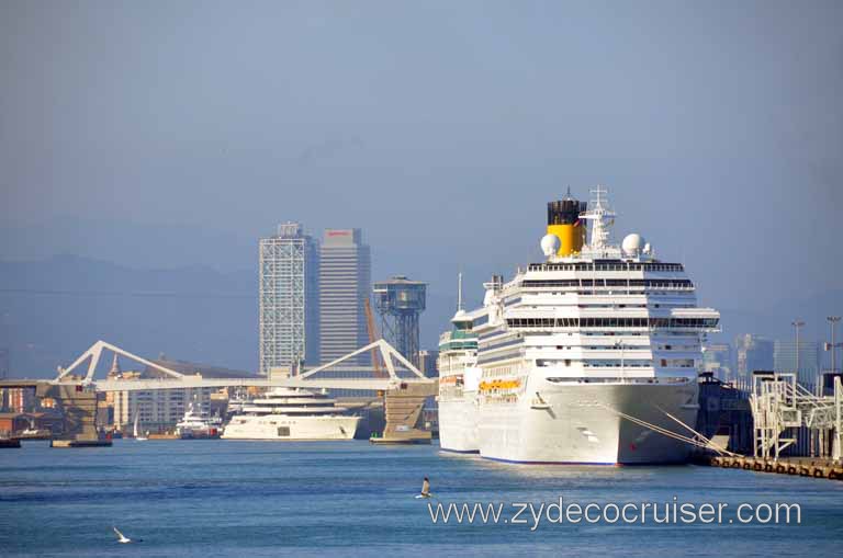 253: Carnival Magic, Grand Mediterranean, Barcelona, Leaving Barcelona