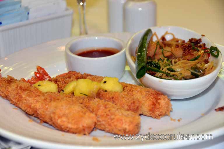 257: Carnival Magic, Grand Mediterranean, Barcelona, Dinner, Sweet and Sour Shrimp