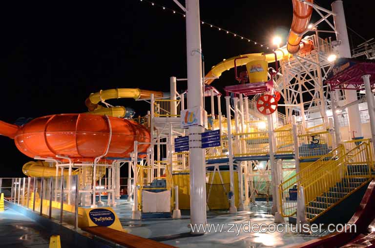 264: Carnival Magic, Grand Mediterranean, Barcelona, Carnival Magic at Night, Waterworks