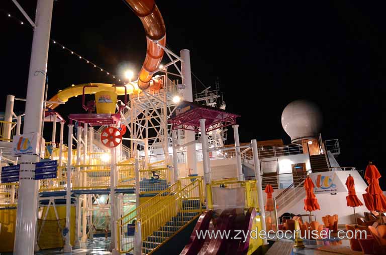 265: Carnival Magic, Grand Mediterranean, Barcelona, Carnival Magic at Night, Waterworks