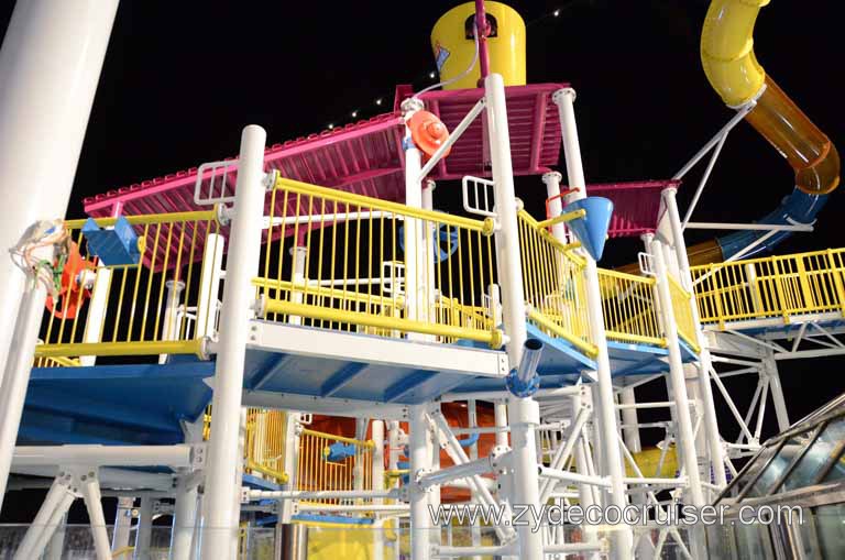 280: Carnival Magic, Grand Mediterranean, Barcelona, Carnival Magic at Night, Waterworks