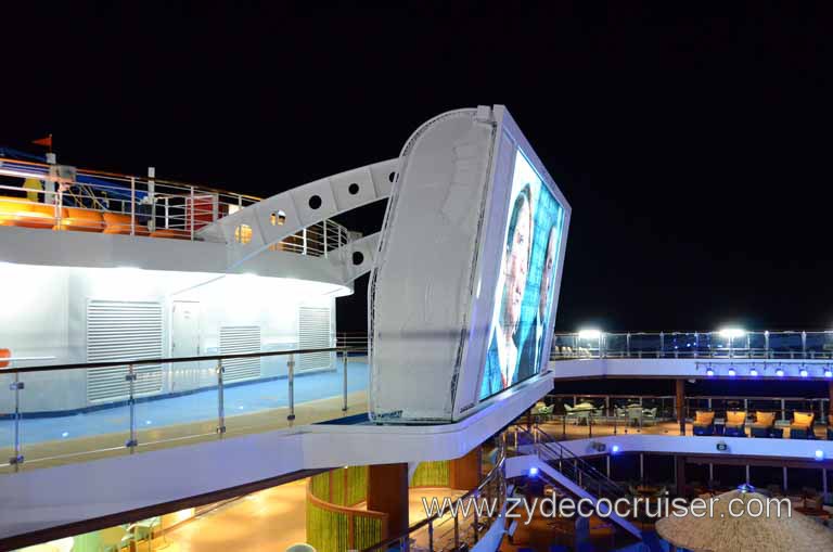 281: Carnival Magic, Grand Mediterranean, Barcelona, Carnival Magic at Night, Seaside Theater