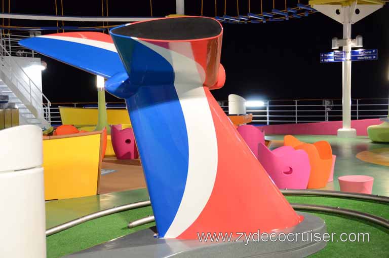 283: Carnival Magic, Grand Mediterranean, Barcelona, Carnival Magic at Night, Mini-Funnel, Mini-Golf