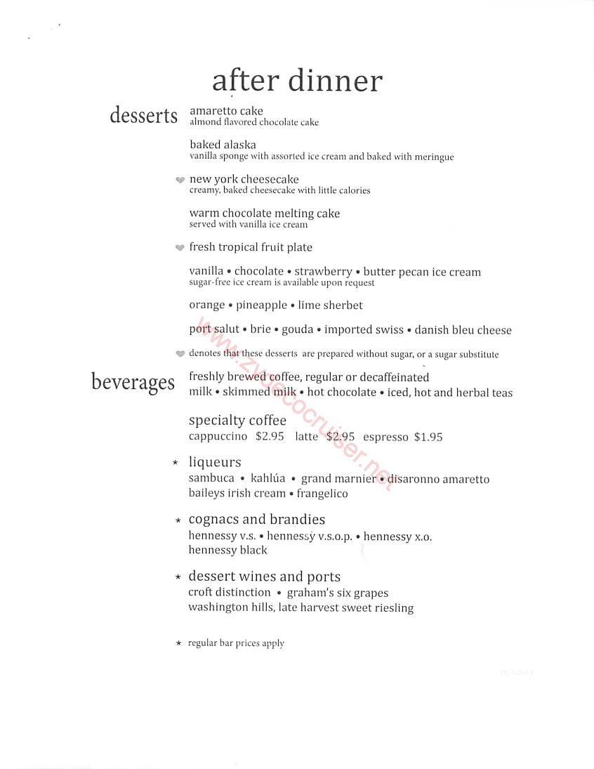 Dessert Menu 7