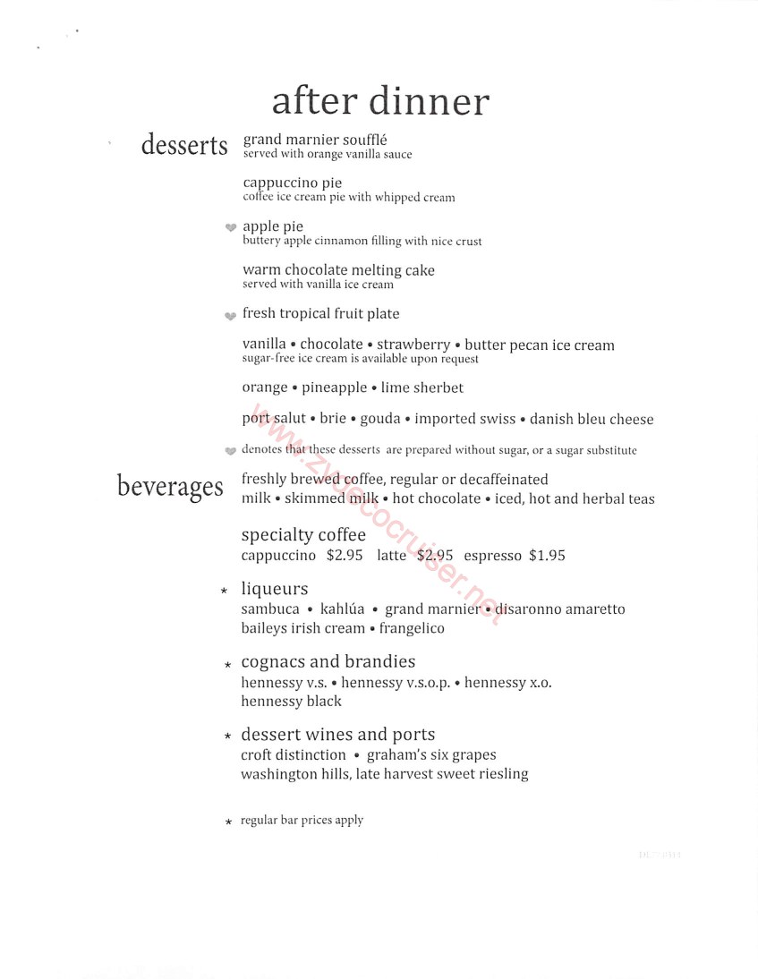 Dessert Menu 8