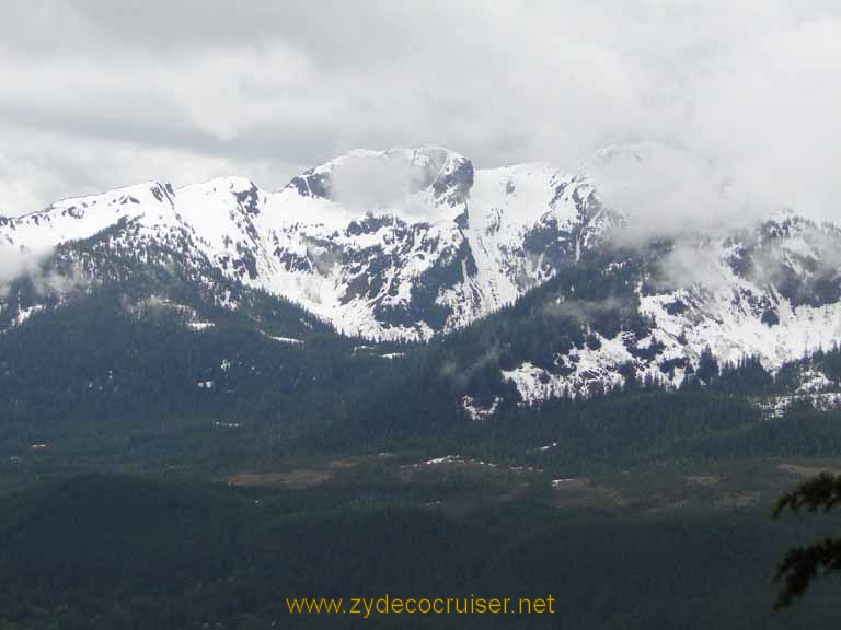 068: Carnival Spirit - View from Mount Roberts, Juneau