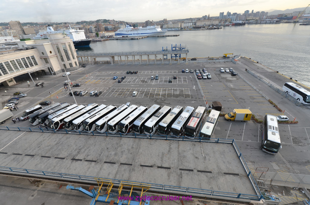 019: Carnival Sunshine Cruise, Naples, Tour Buses, 